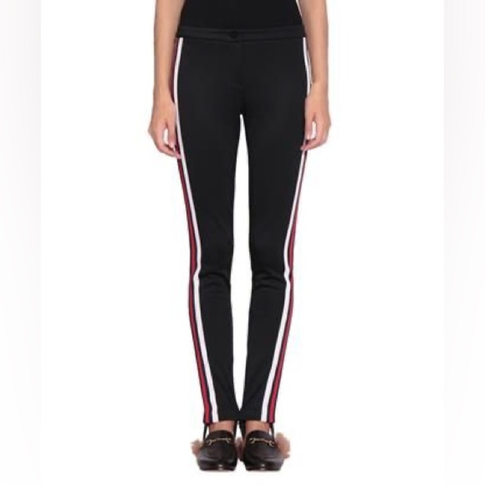Gucci Crystal Embellished Techno Jersey Track Pants Sz medium